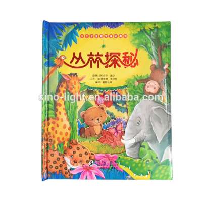 High Quality Childern Hardcover Book Kid Activity Pop-up Book 3D Coloring Book Coated Art Paper+Board Factory OEM