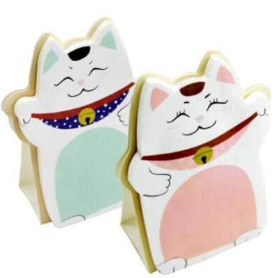 Cute Animal Custom Die Cut Sticky Notes Printing in Different Shapes