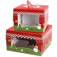 Wholesale Christmas Cake Box Packaging Cakebox