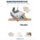 SINI high speed cutted blank paper cup fan injekt printer printing machine