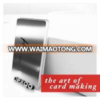 Custom Engraved Metal Business Card