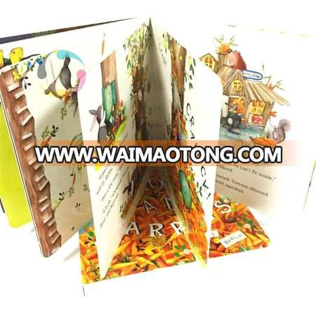 print cheap aound children board book in China